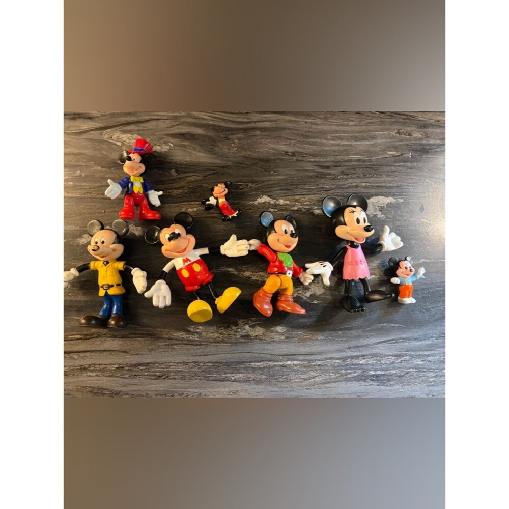 Disney Mickey Mouse & Friends Figure Lot Toy Set Mickey Minnie Pluto Kids Collec